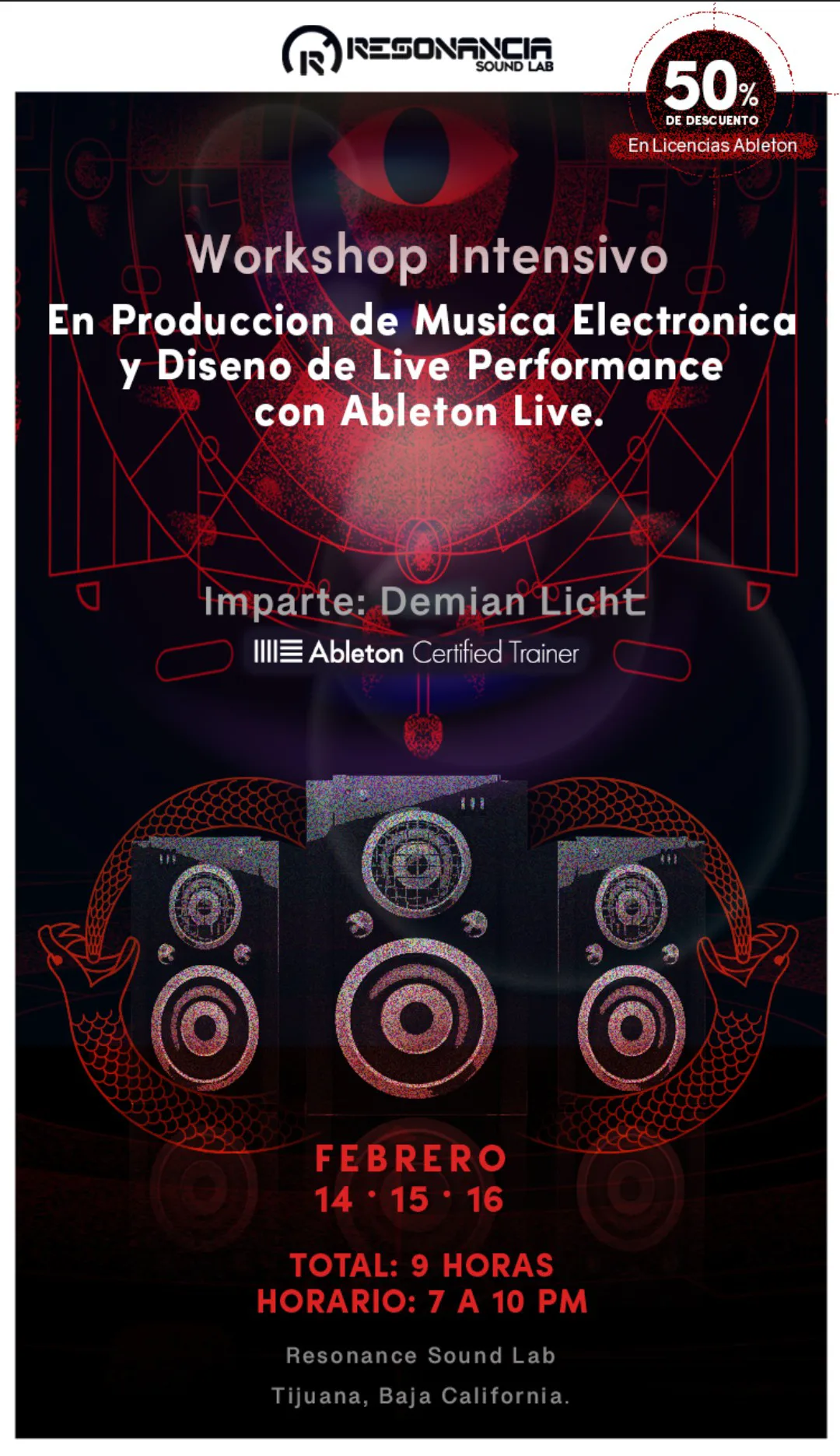 Workshop de Ableton Live | Producción en Música Electronica y Diseño de Live Performance